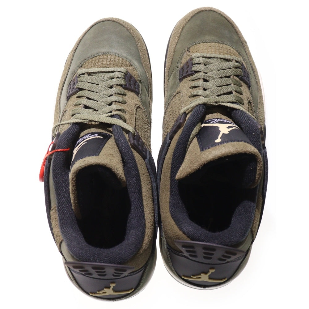 NIKE(ナイキ) AIR JORDAN4 RETRO SE CRAFT エアジョーダン4 クラフト オリーブ ミッドカットスニーカー カーキ US12/30cm FB9927-200