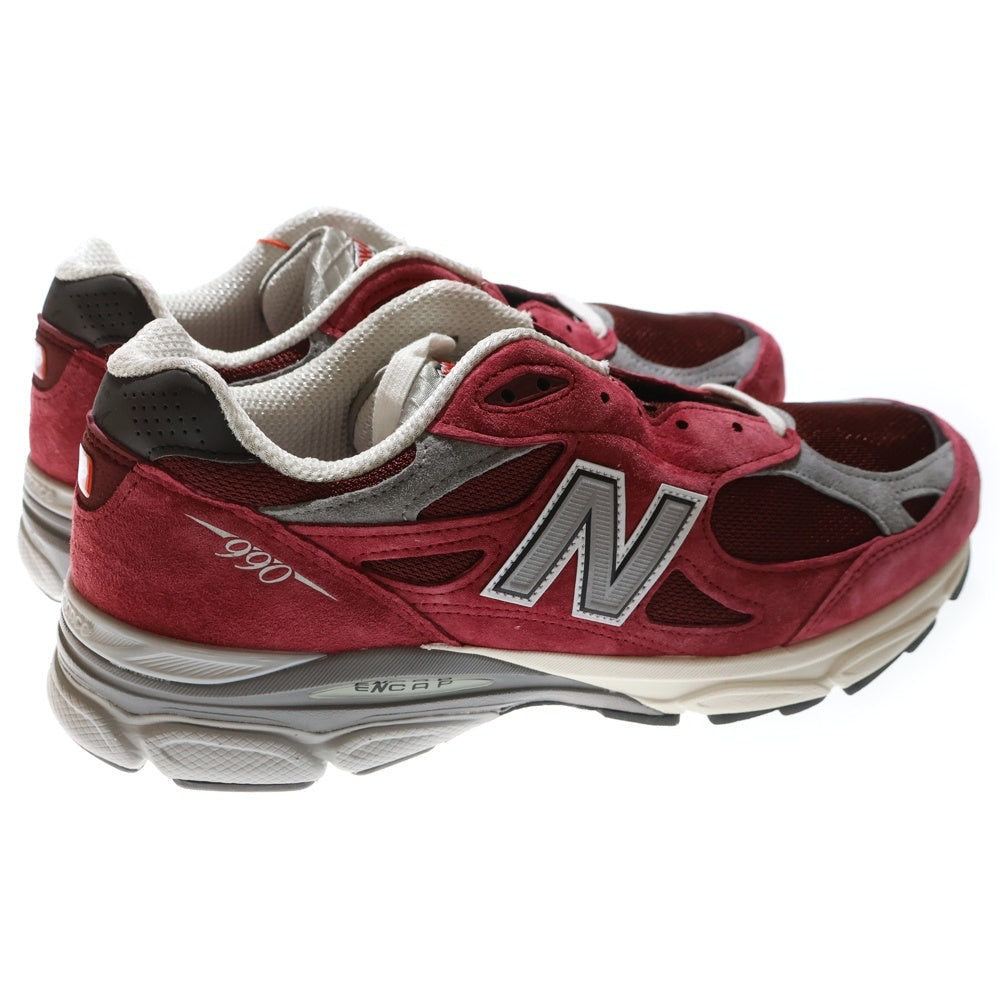 New Balance(ニューバランス) 990V3 スエード ローカットスニーカーシューズ ボルドー US11.5/29.5cm M990TF3