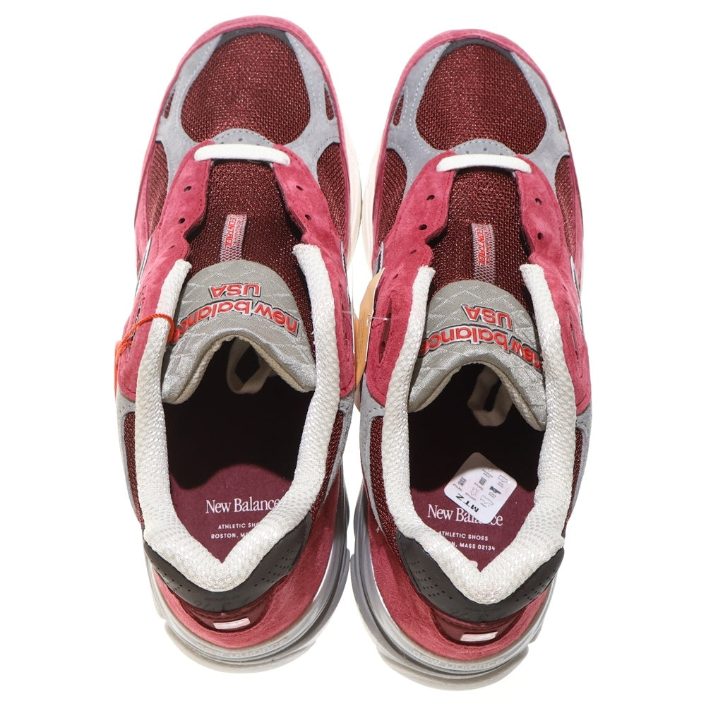New Balance(ニューバランス) 990V3 スエード ローカットスニーカーシューズ ボルドー US11.5/29.5cm M990TF3