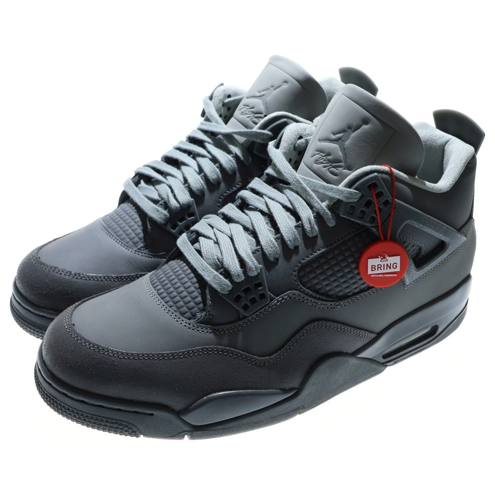 NIKE(ナイキ) AIR JORDAN 4 RETRO SE WET CEMENT エアジョーダン4 レトロ ウェットセメント ハイカットスニーカー グレー US12/30cm FQ7928-001