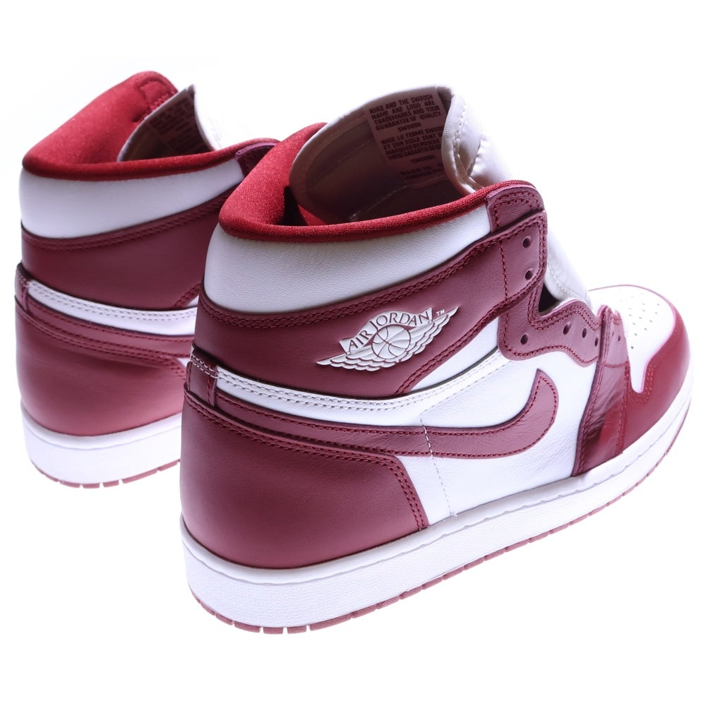 NIKE(ナイキ) AIR JORDAN 1 RETRO HIGH OG ARTISANAL RED エアジョーダン1 レトロ アーティザナルレッド ハイカットスニーカー US12/30cm DZ5485-160