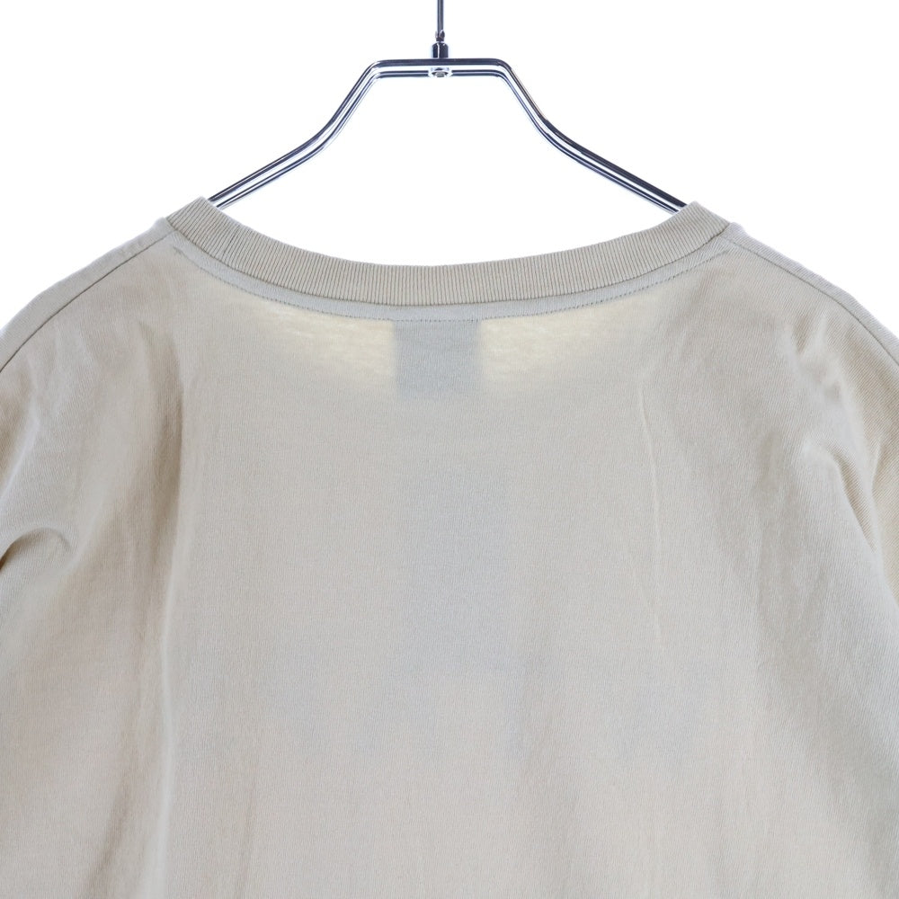 WTAPS(ダブルタップス) SNEAK ロゴプリント クルーネック 半袖Tシャツ カットソー ベージュ