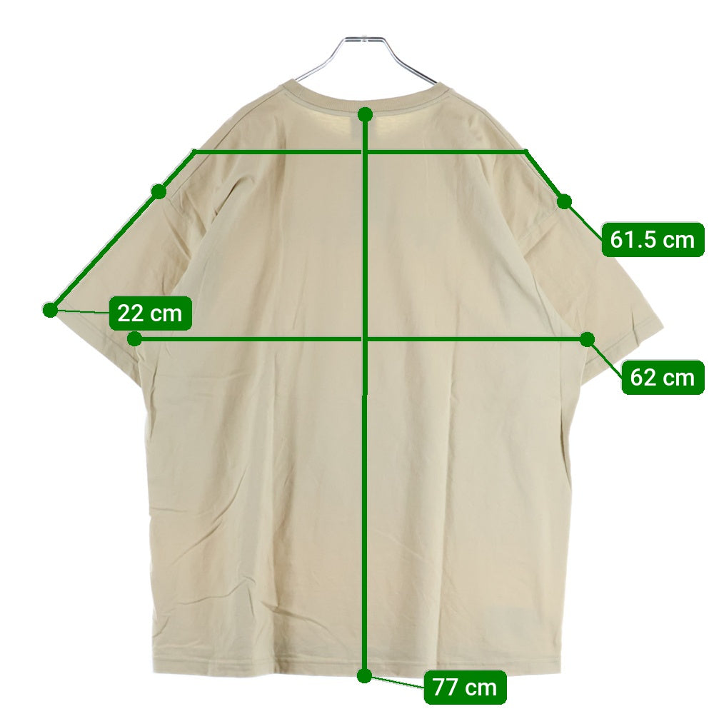 WTAPS(ダブルタップス) SNEAK ロゴプリント クルーネック 半袖Tシャツ カットソー ベージュ