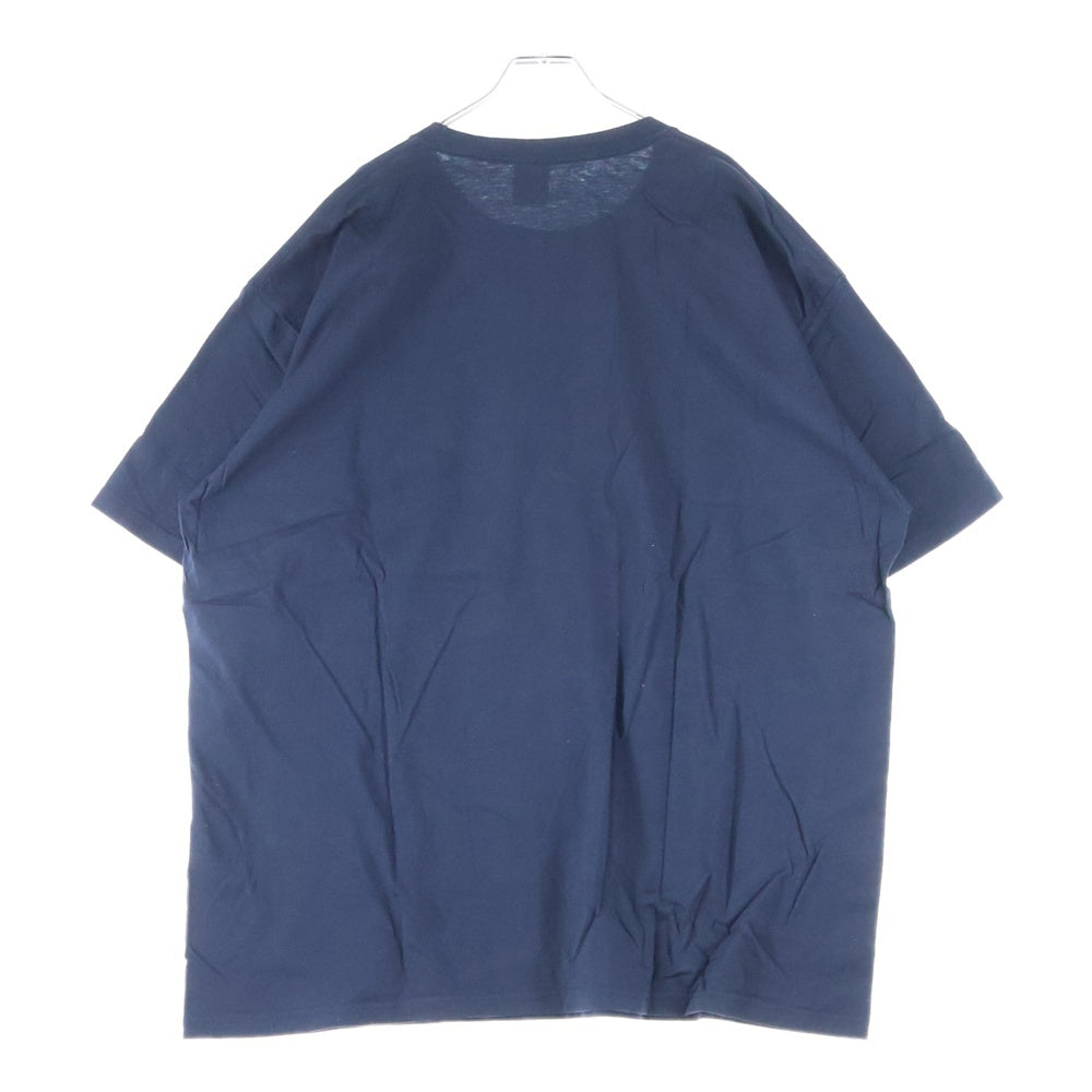 SUPREME(シュプリーム) 21SS ×KAWS Chalk Logo Tee カウズ チョークロゴ 半袖Tシャツ ネイビー