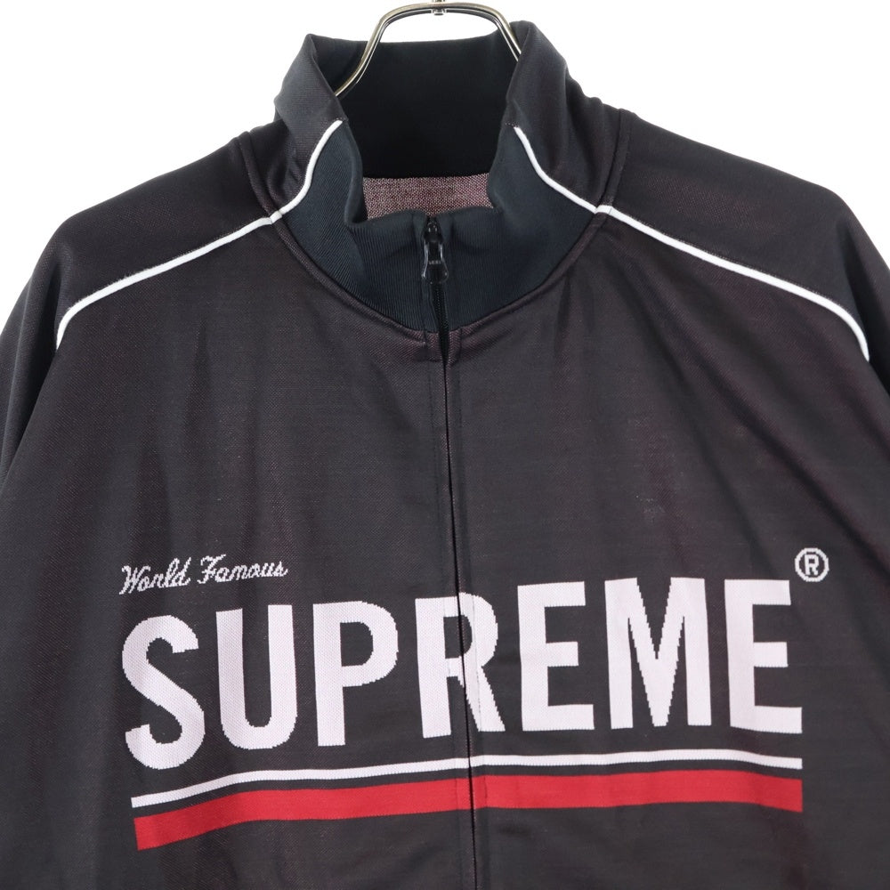 SUPREME(シュプリーム) 22AW World Famous Jacquard Track jacket ワールドフェイマス ロゴ ジャガード トラック ジャケット ブラック