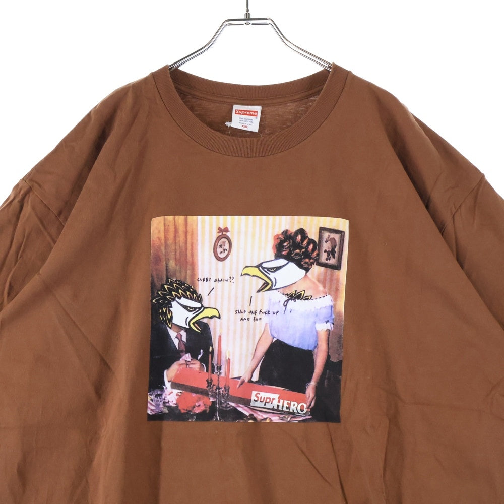 SUPREME(シュプリーム) 22SS ×ANTIHERO Curbs Tee アンタイヒーロー カーブス 半袖Tシャツ ブラウン