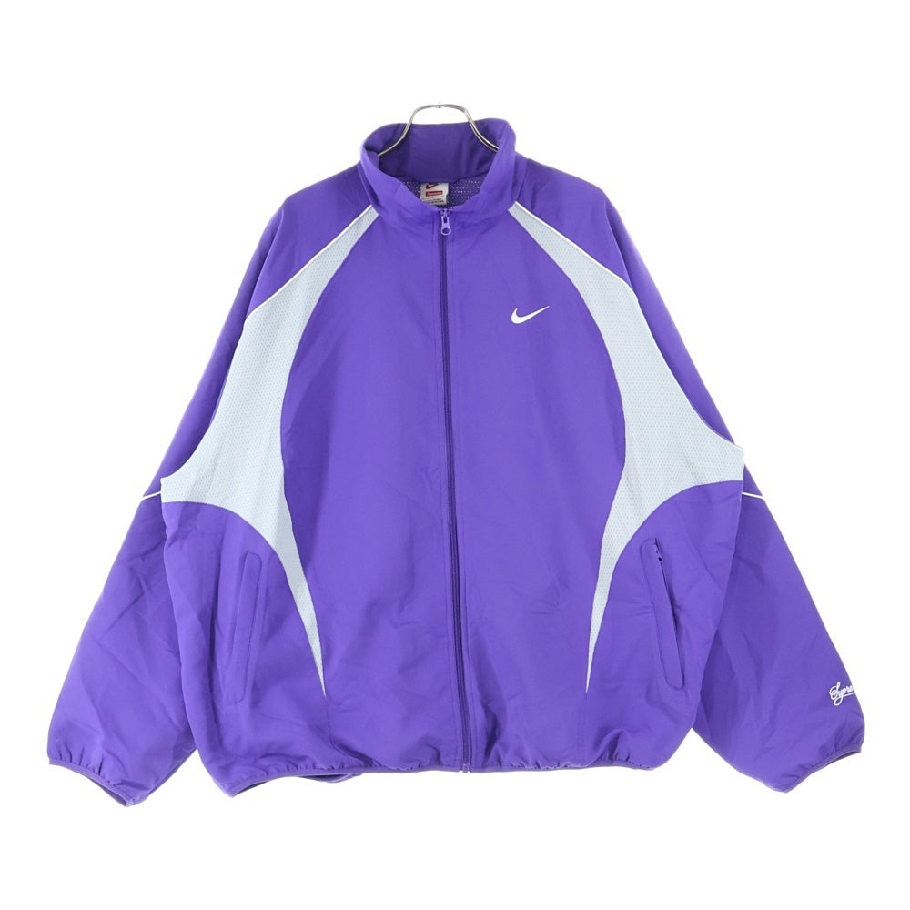 SUPREME(シュプリーム) 25SS xNike Track Jacket ナイキ 刺繍ロゴ トラックジャケット パープル HF9622-545