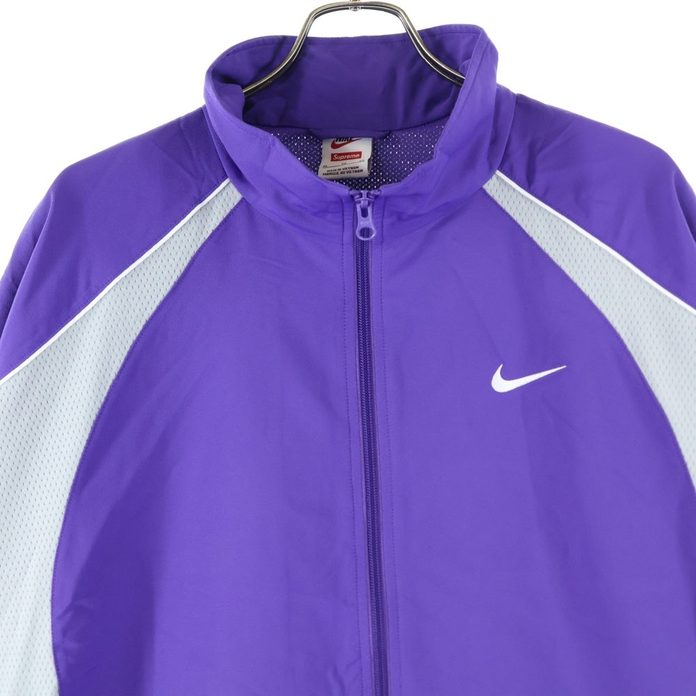 SUPREME(シュプリーム) 25SS xNike Track Jacket ナイキ 刺繍ロゴ トラックジャケット パープル HF9622-545