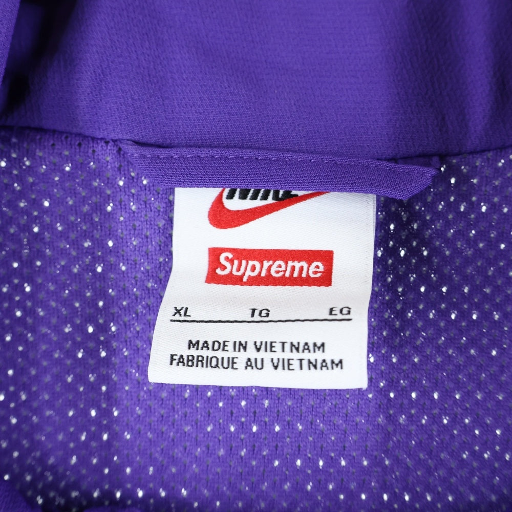 SUPREME(シュプリーム) 25SS xNike Track Jacket ナイキ 刺繍ロゴ トラックジャケット パープル HF9622-545