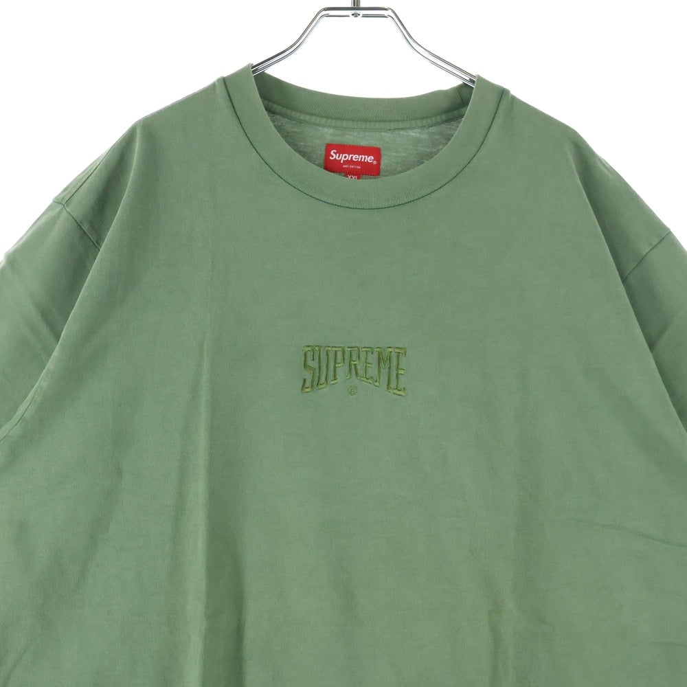 SUPREME(シュプリーム) 22SS Acid Wash S/S Top Tee アシッド ウォッシュ 半袖Tシャツ カーキ