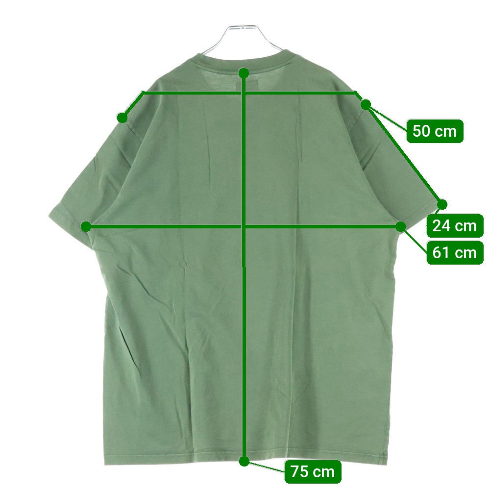 SUPREME(シュプリーム) 22SS Acid Wash S/S Top Tee アシッド ウォッシュ 半袖Tシャツ カーキ