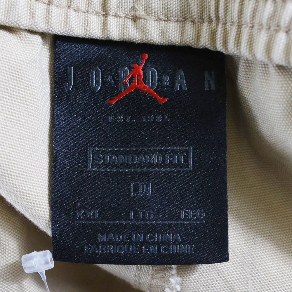 JORDAN BRAND(ジョーダンブランド) ×CACTUS JACK AS M J TS CANVAS PANT カクタスジャック キャンバス ワッペンロゴ イージー ぺインターパンツ ベージュ DD4779-201