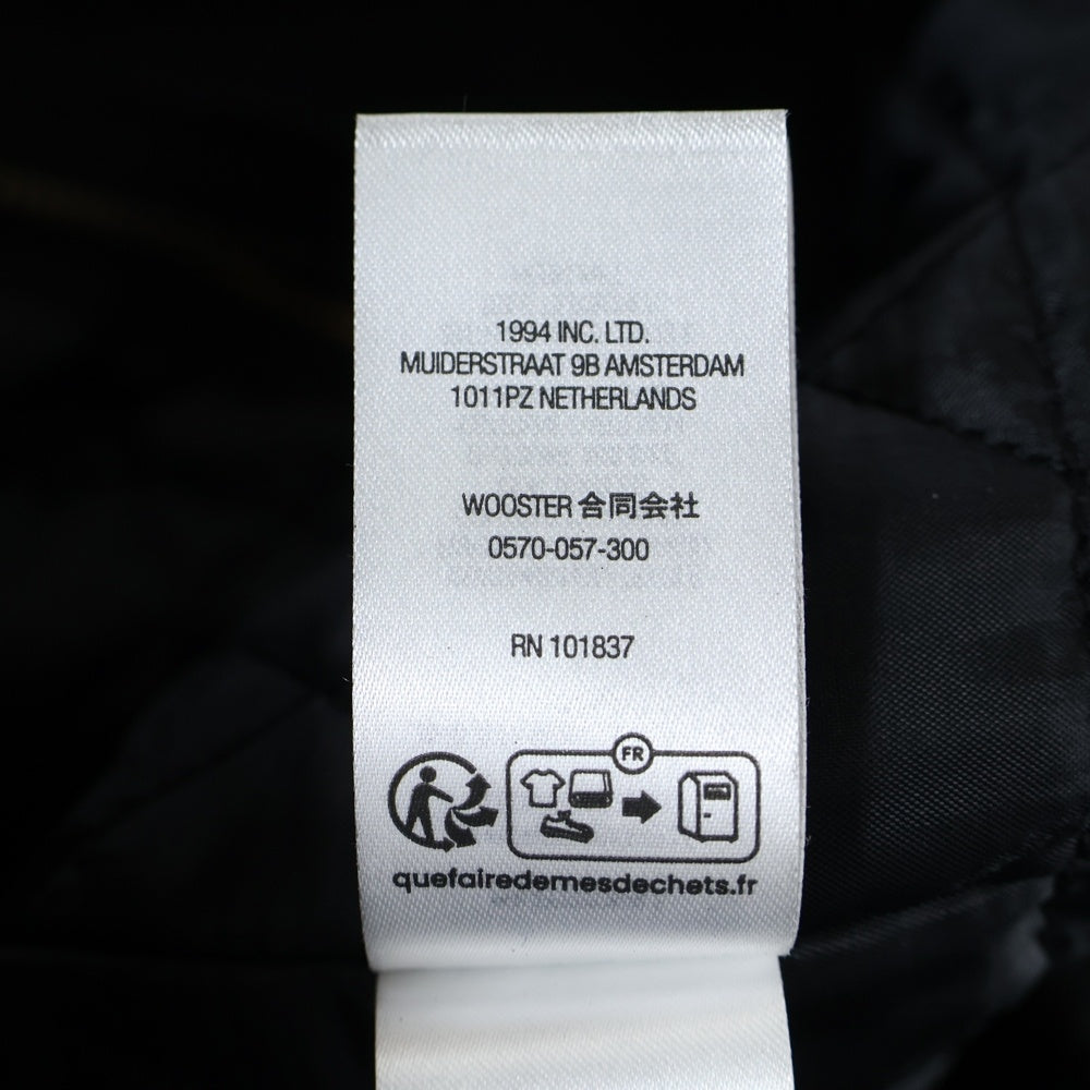 SUPREME(シュプリーム) 23AW ×Blackmeans Painted Leather Motorcycle Jacket ブラックミーンズ ペインテッド レザー モーターサイクル ジャケット ブラック