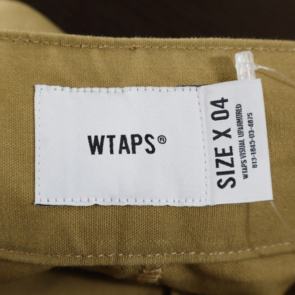 WTAPS(ダブルタップス) 24SS LEZ GLUCA TROUSERS COTTON CNVS キャンバス 2タック グルカトラウザーズ パンツ ブラウン 241TQDT-PTM06