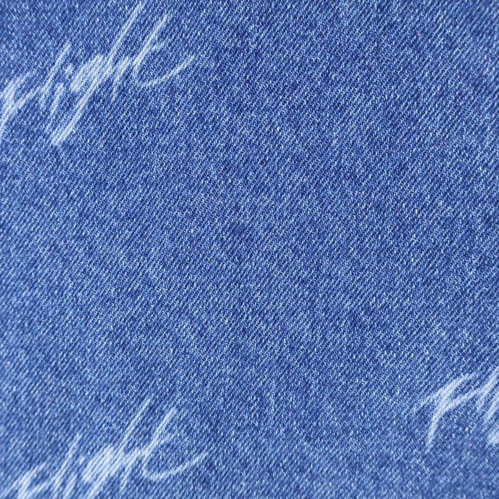 JORDAN BRAND(ジョーダンブランド) M J FLT HRTG DENIM AOP TOP BLUE フライト ヘリテージ デニム 半袖シャツ インディゴ FN4653-436