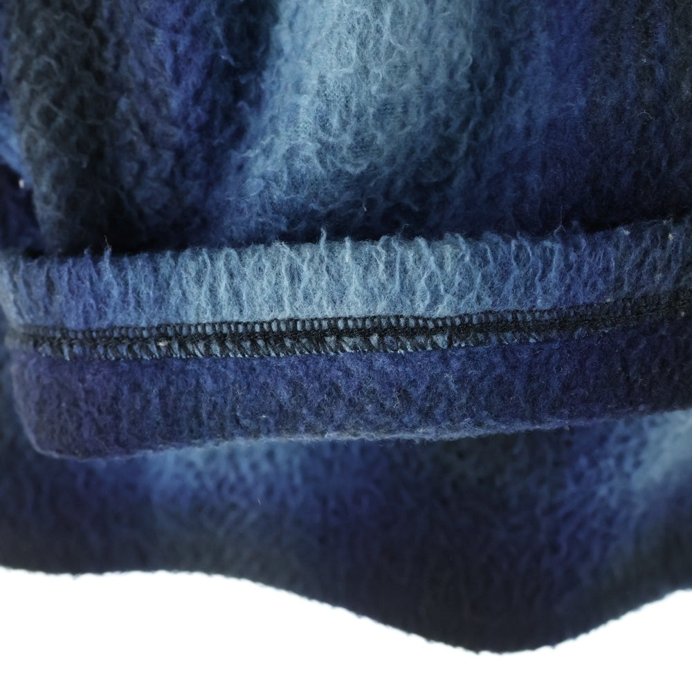 SUPREME(シュプリーム) 20AW Shadow Plaid Fleece Shirt シャドウ プレイド チェック フリース 長袖シャツ ブラック/ブルー