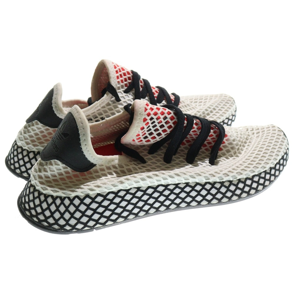 adidas(アディダス) DEERUPT RUNNER ディーラプト ランナー メッシュ ローカットスニーカー ホワイト US8/26cm DB2686