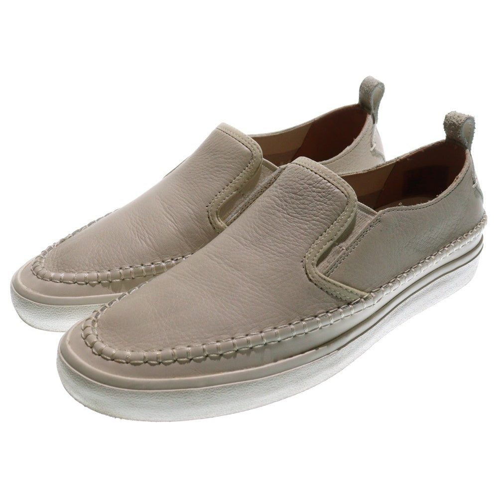 Clarks(クラークス) KESSELL SLIP ON ケセル レザー スリッポン ローカットスニーカー ホワイト US9/27cm 093J