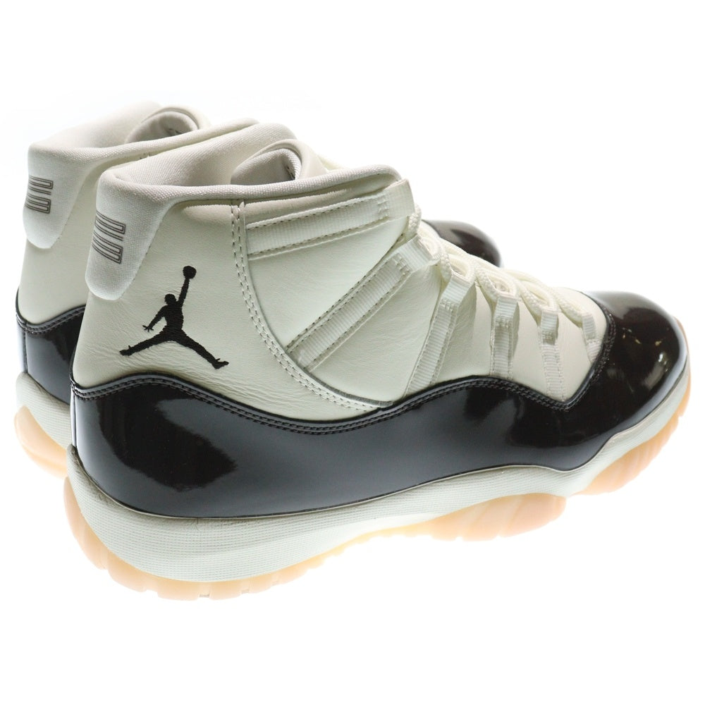 NIKE(ナイキ) WMNS AIR JORDAN11 RETRO NEAPOLITAN ウィメンズ エアジョーダン11 ナポリタン ハイカットスニーカー ホワイト/ブラウン US12/29cm AR0715-101