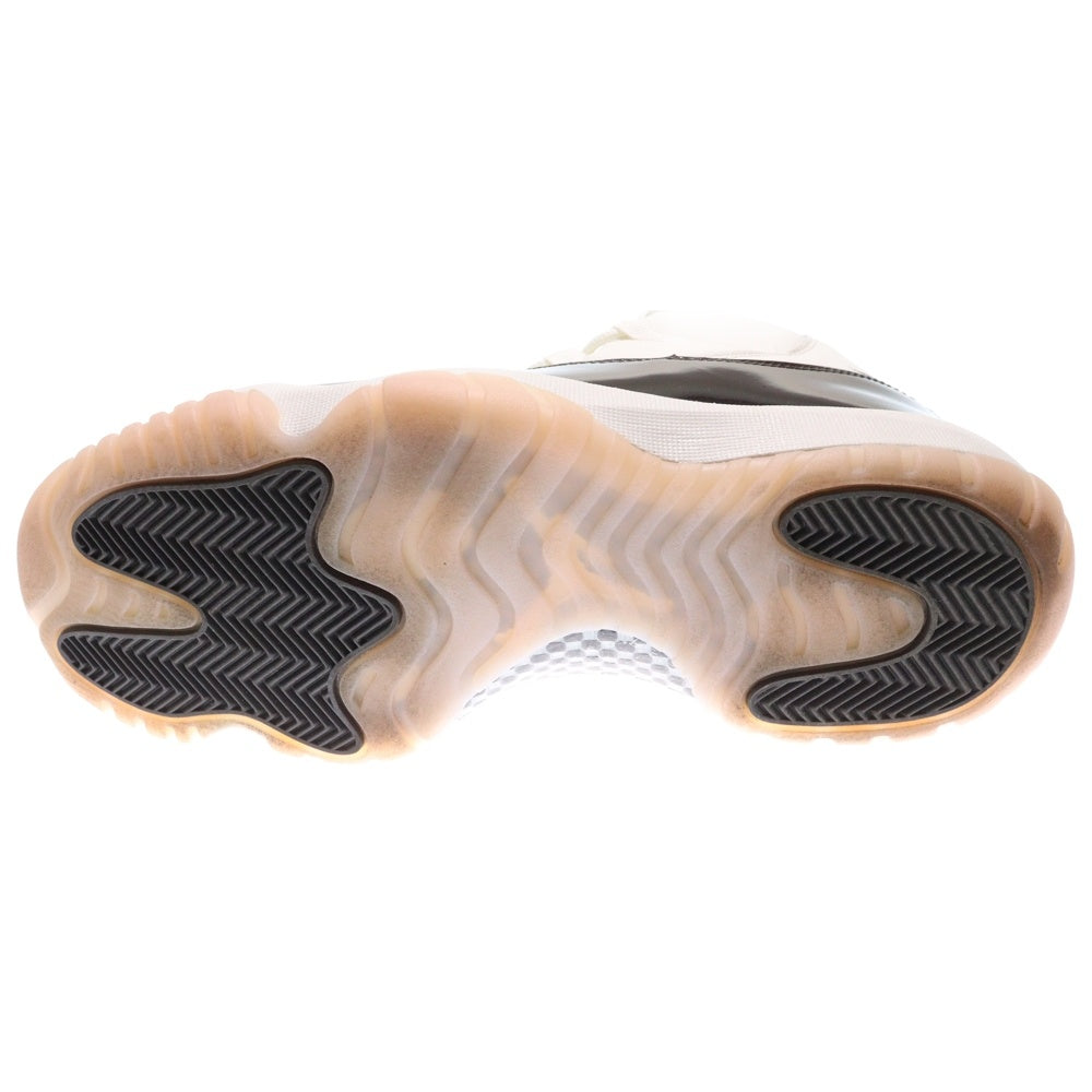 NIKE(ナイキ) WMNS AIR JORDAN11 RETRO NEAPOLITAN ウィメンズ エアジョーダン11 ナポリタン ハイカットスニーカー ホワイト/ブラウン US12/29cm AR0715-101