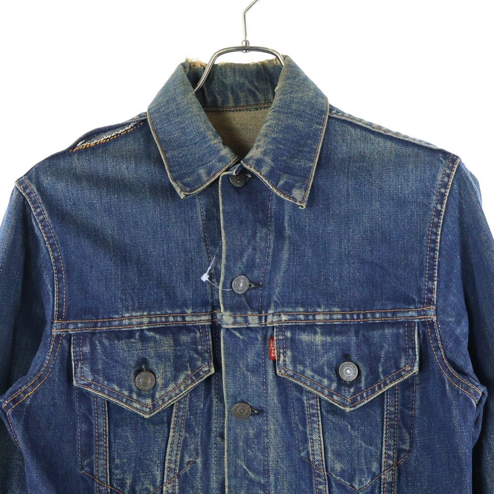 Levi's(リーバイス) VINTAGE 60-70s 70505 4th ビッグE ボタン裏526 不均等V ポケット裏シングル デニムジャケット インディゴ