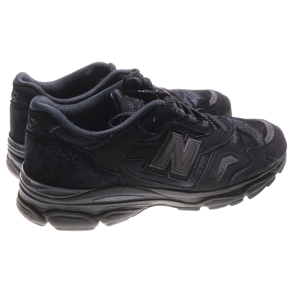 New Balance(ニューバランス) ×BEAUTY&YOUTH UNITED ARROWS M920BLK ビューティーアンドユース ユナイテッドアローズ 別注 UK製 スエード ローカットスニーカー ブラック US7.5/25.5cm