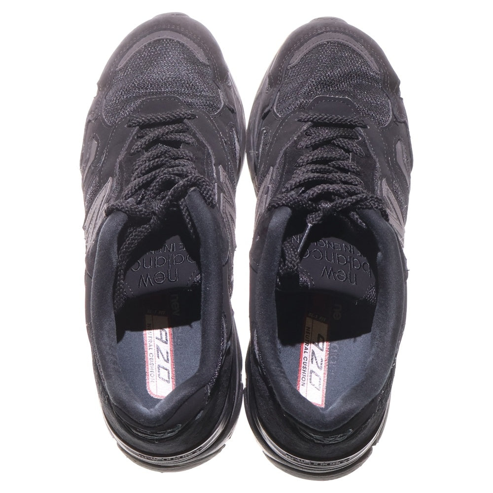 New Balance(ニューバランス) ×BEAUTY&YOUTH UNITED ARROWS M920BLK ビューティーアンドユース ユナイテッドアローズ 別注 UK製 スエード ローカットスニーカー ブラック US7.5/25.5cm
