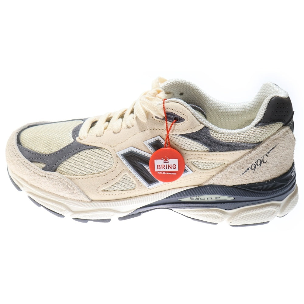 New Balance(ニューバランス) M990AD3 MOONBEAM ムーンビーム スエード ローカットスニーカー アイボリー US8/26cm