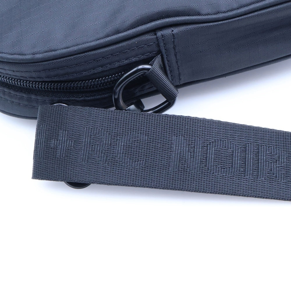 M+RC NOIR(マルシェノア) フロントロゴ リフレクター ショルダーバッグ ブラック