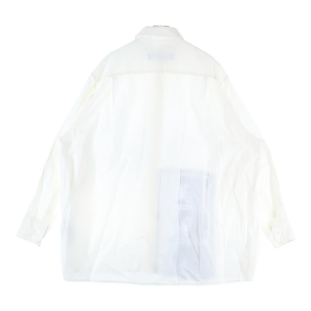 RAF SIMONS(ラフシモンズ) 17SS×ROBERT MAPPLETHORPE OVERSIZED SHIRT UNTITLED 1972 ロバート メイプルソープ サイドパッチ オーバーサイズ長袖シャツ ホワイト 171-208
