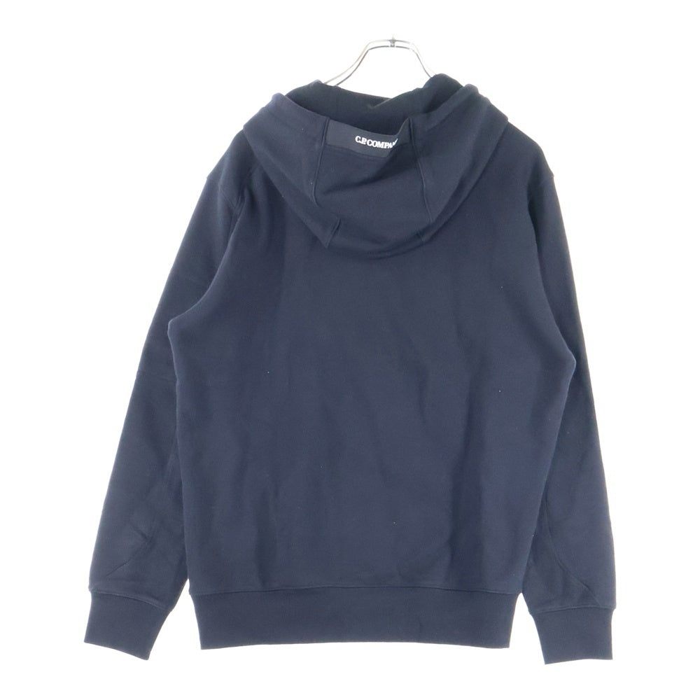 C.P. Company(シーピーカンパニー) サイドロゴポケット プルオーバーパーカー スウェットフーディ ブラック CMSS023A 005086W