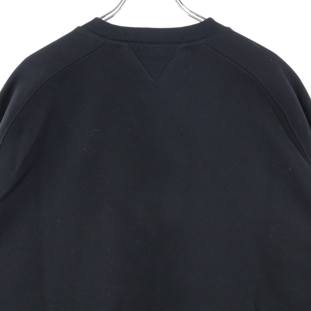 DAIWA PIER39(ダイワ ピアサーティナイン) 24AW TECH SWEAT CREW FREEDOM SLEEVE テック スウェット クルーネック フリーダムスリーブ トレーナー ブラック BE-51024W