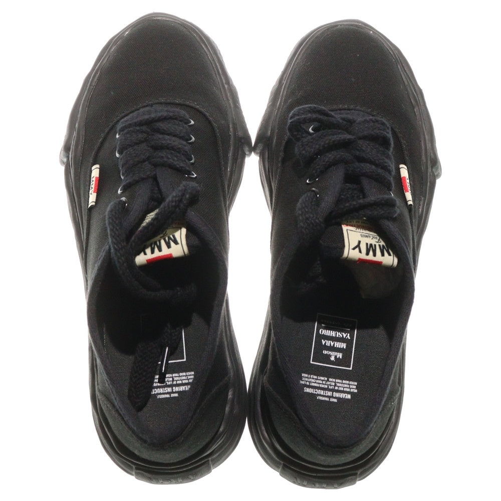 MAISON MIHARAYASUHIRO(メゾンミハラヤスヒロ) BAKER OG SOLE CANVAS LOW-TOP SNEAKER ベイカー オリジナルソール キャンバス ローカットスニーカー ブラック A02FW704