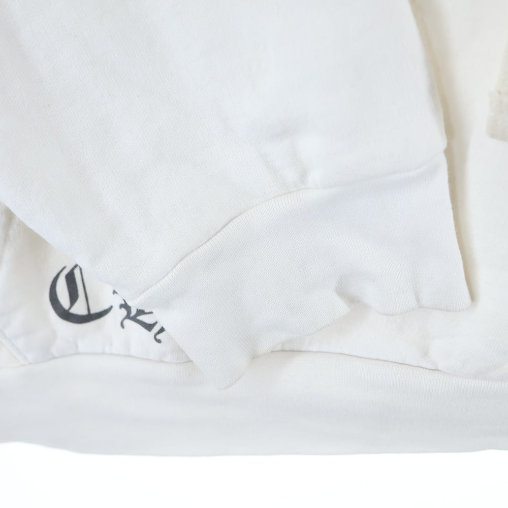 CHROME HEARTS(クロムハーツ) SWTSHRT PLVR LTD マイアミ限定 バックホースシュープリント スウェット プルオーバーパーカー ホワイト