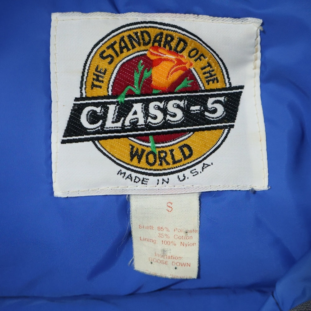VINTAGE(ヴィンテージ) 80S VINTAGE CLASS-5 クラス5 ヴィンテージ ダウンベスト ブルー