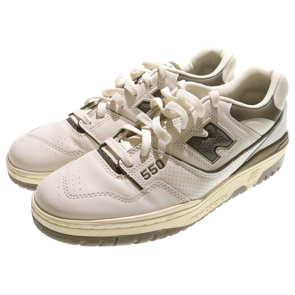 New Balance(ニューバランス) ×AIME LEON DORE BB550AD1 エメ レオン ドレ ローカットスニーカー ホワイト/カーキ US10/28cm