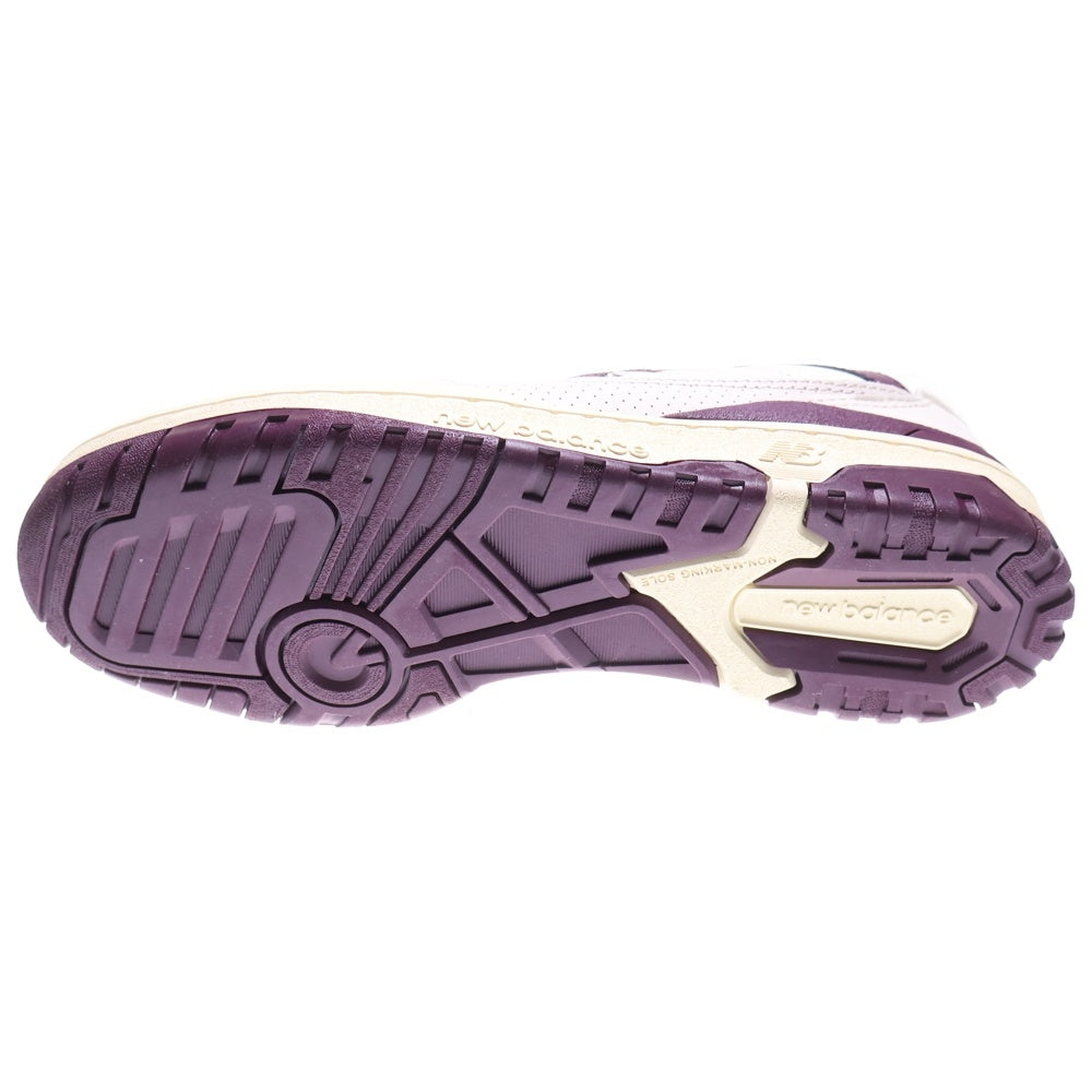 New Balance(ニューバランス) ×AIME LEON DORE BB550AR1 エメ レオン ドレ ローカットスニーカー ホワイト/パープル US10/28cm