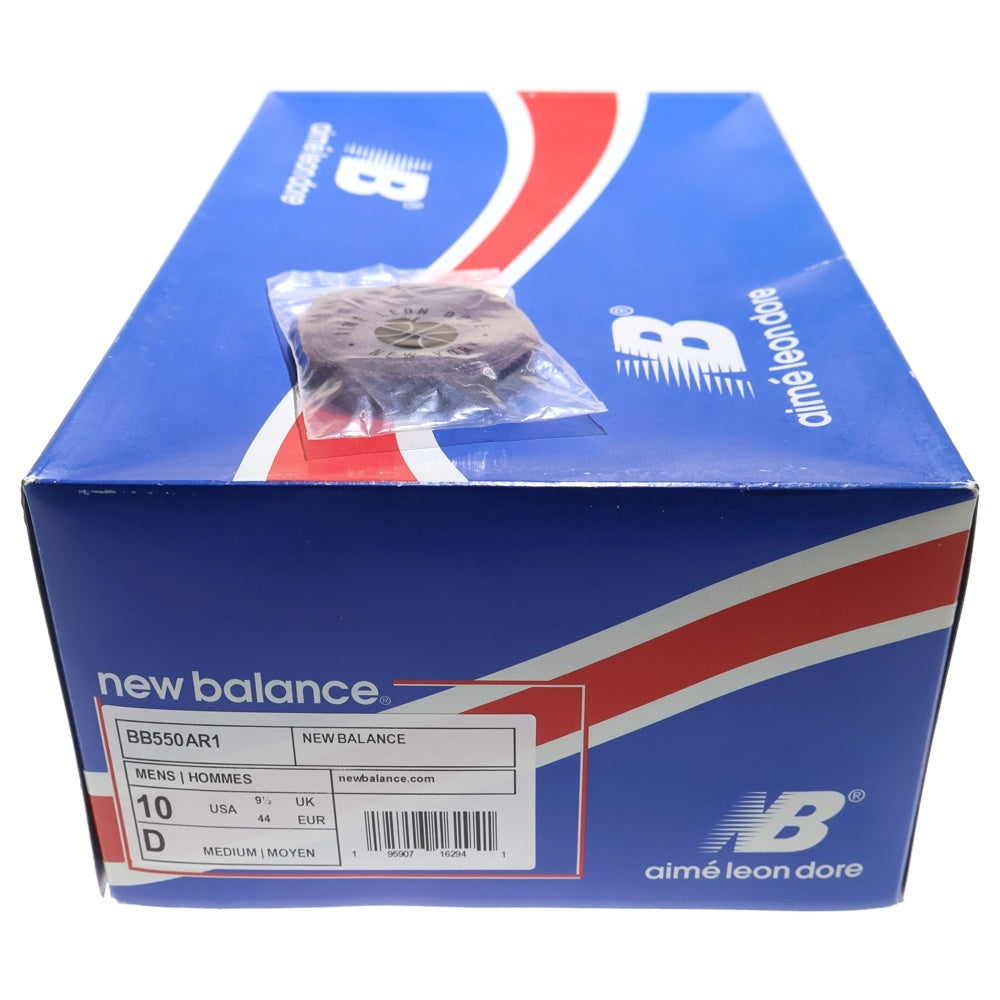New Balance(ニューバランス) ×AIME LEON DORE BB550AR1 エメ レオン ドレ ローカットスニーカー ホワイト/パープル US10/28cm