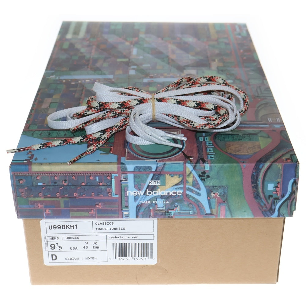 New Balance(ニューバランス) ×KITH U998KH1 キス スエードメッシュ ローカットスニーカー マルチ US9.5/27.5cm