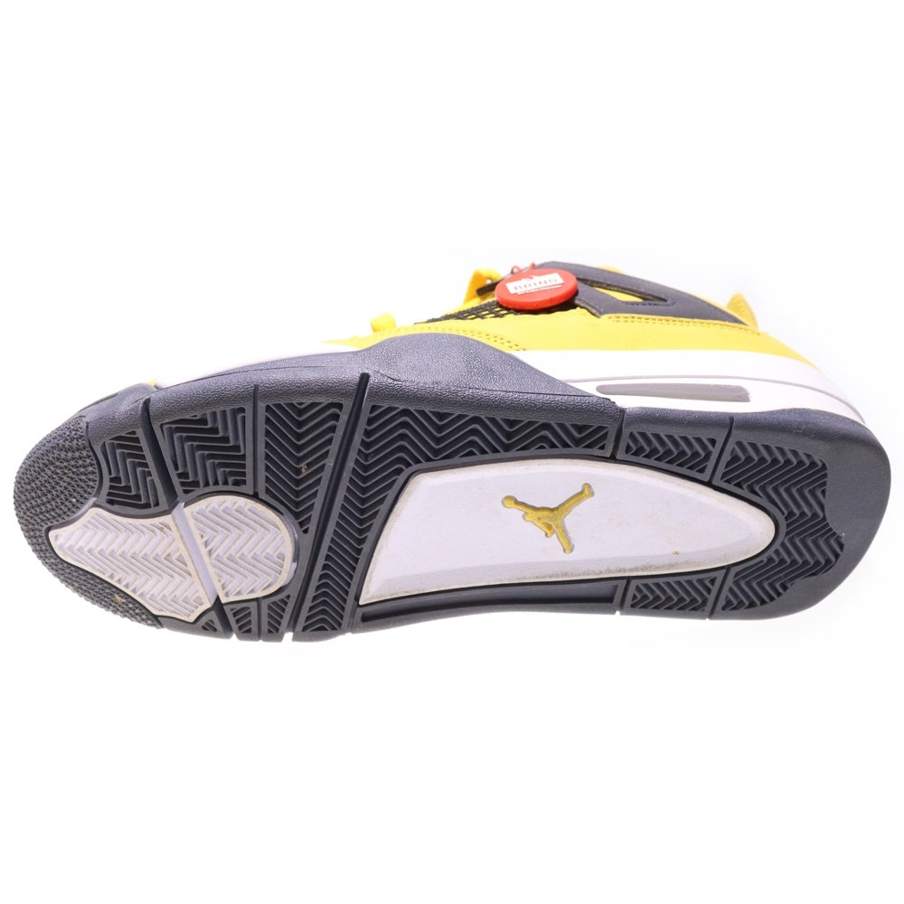 NIKE(ナイキ) AIR JORDAN 4 RETRO LIGHTNING エアジョーダン4 レトロ ライトニング ハイカットスニーカー イエロー US10/28cm CT8527-700