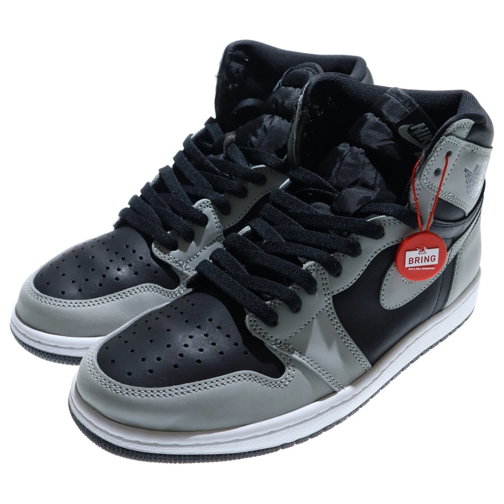 NIKE(ナイキ) AIR JORDAN 1 HIGH OG SHADOW 2.0 エアジョーダン1 シャドー2.0 ハイカットスニーカー ブラック/グレー US10/28cm 555088-035