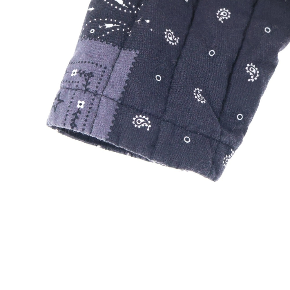 KITH(キス) 21SS CARMINE COACHES JACKET STADIUM カーマイン ペイズリー コーチジャケット パープル