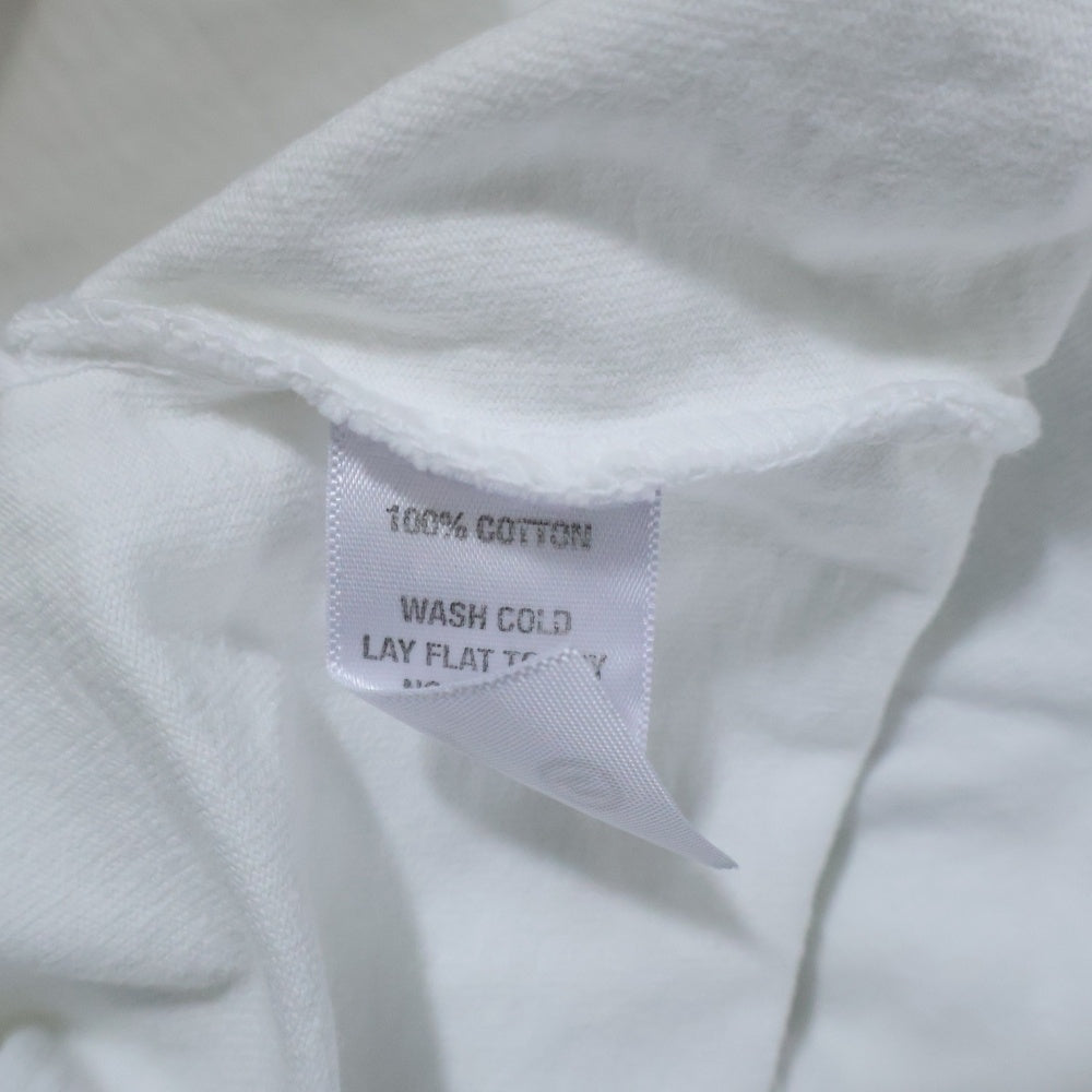 HIDDEN NY(ヒドゥン ニューヨーク) ロゴプリント クルーネック半袖Tシャツ カットソー ホワイト