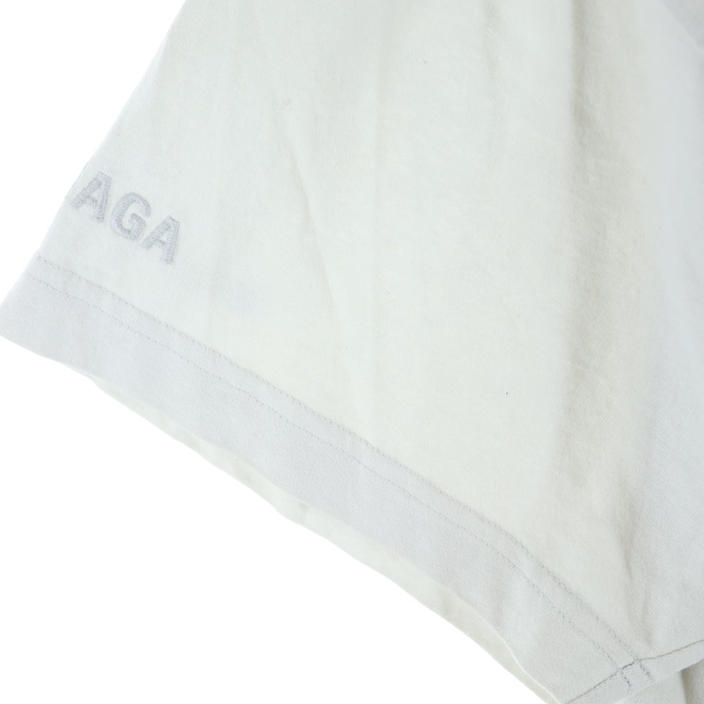 BALENCIAGA(バレンシアガ) 25SS NICOLE KIDMAN ニコール キッドマン プリント クルーネック 半袖Tシャツ カットソー グレー 826344 TSVW3