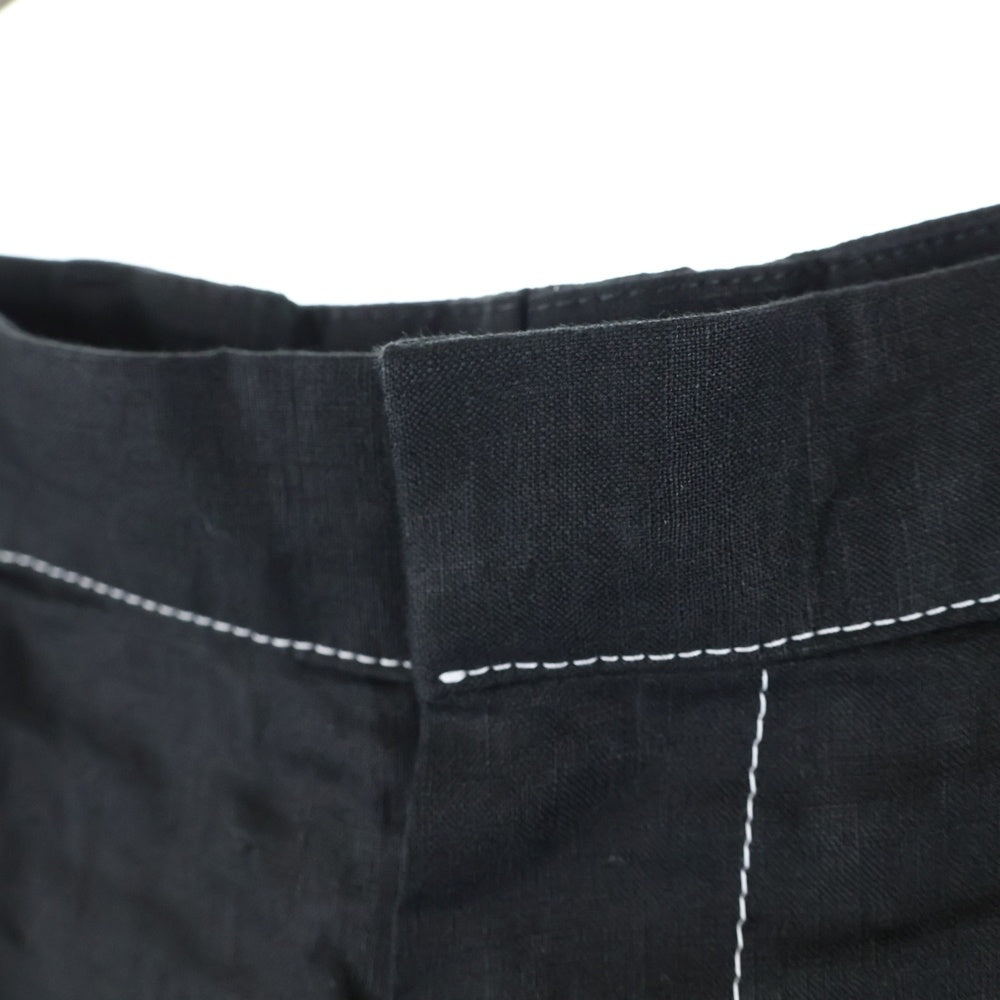 PRADA(プラダ) 25SS リンネ バミューダショーツ ショート ハーフパンツ ブラック UP0323