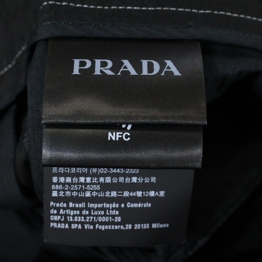 PRADA(プラダ) 25SS リンネ バミューダショーツ ショート ハーフパンツ ブラック UP0323
