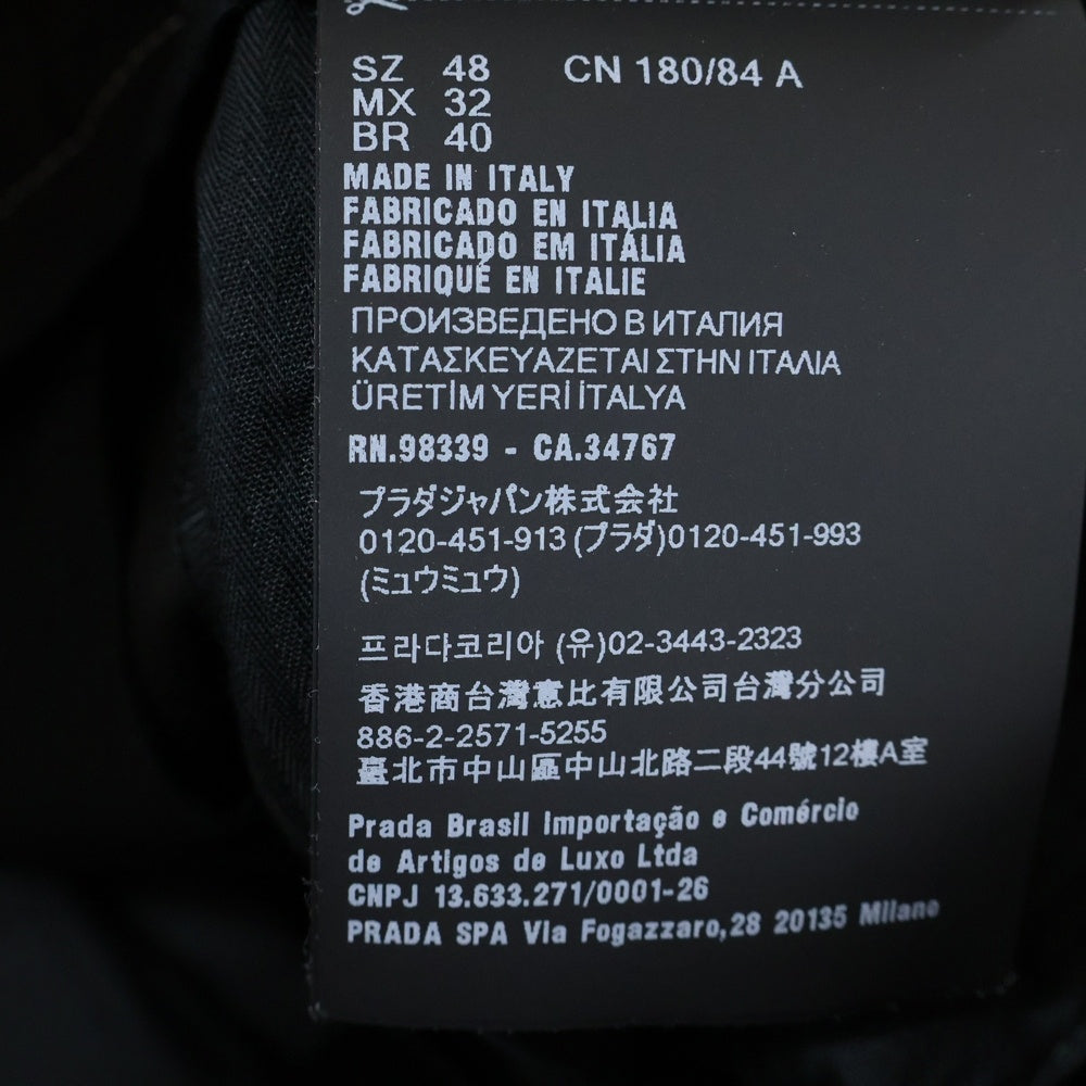 PRADA(プラダ) 25SS リンネ バミューダショーツ ショート ハーフパンツ ブラック UP0323