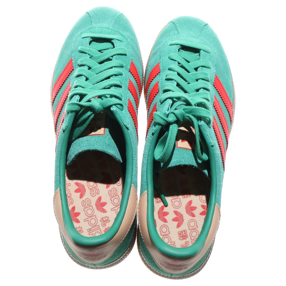 adidas(アディダス) ×SIZE? ×BILLY'S SAPPORO JAPAN CITY SERIES サイズ ビリーズ サッポロ ジャパン シティシリーズ スエード ローカットスニーカー グリーン US9/27cm JR1075