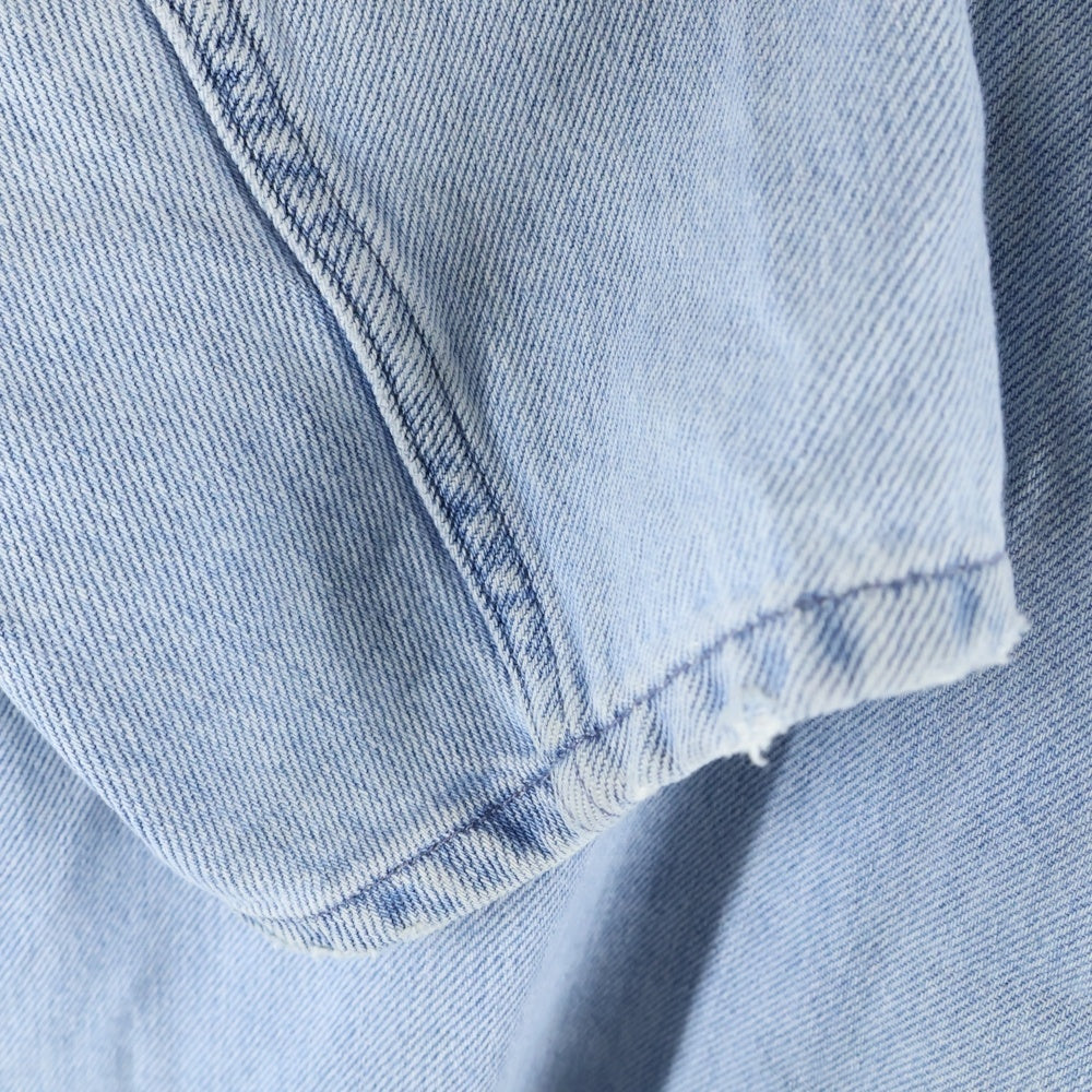 MM6 Maison Margiela(エムエムシックスメゾンマルジェラ) 15SS 7分丈 ロングデニムシャツ インディゴ S32AA0094 S30460