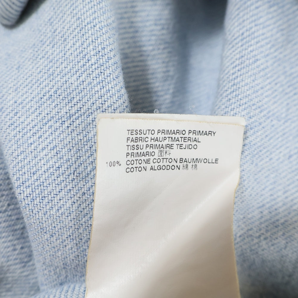 MM6 Maison Margiela(エムエムシックスメゾンマルジェラ) 15SS 7分丈 ロングデニムシャツ インディゴ S32AA0094 S30460